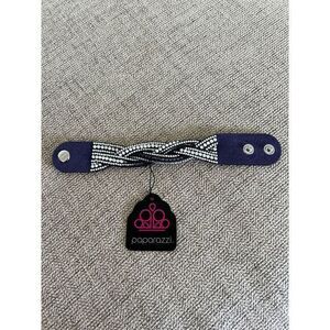 NWT Paparazzi purple wrap bracelet with rhinestone‎